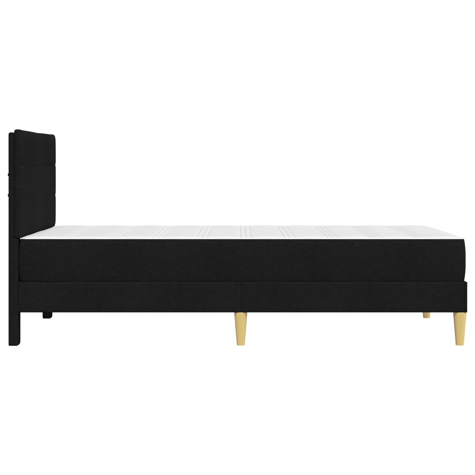 Bettrahmen Hellgrau 80 x 200 cm Polyester
