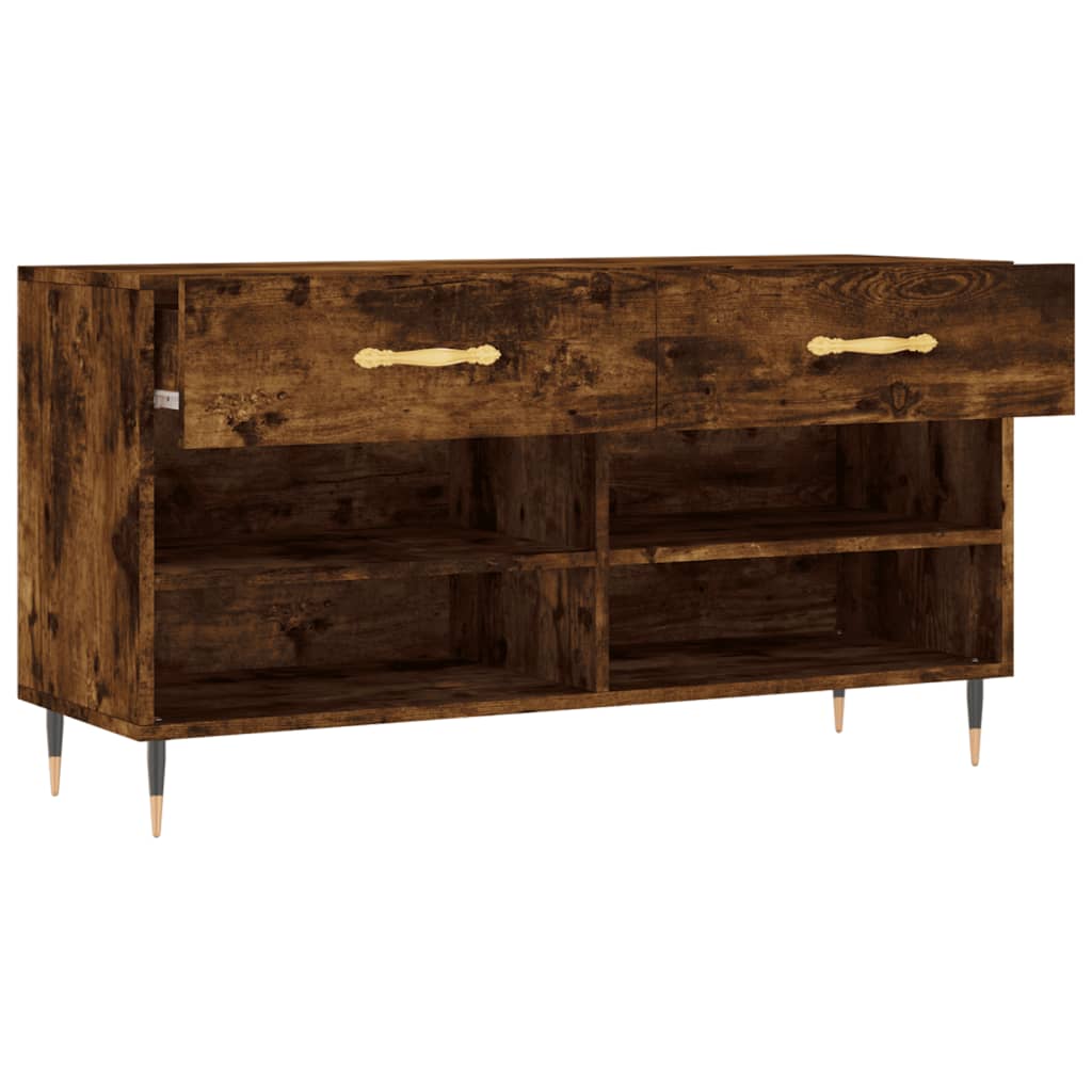 Schuhbank Weiß 102x35x55 cm Holzwerkstoff