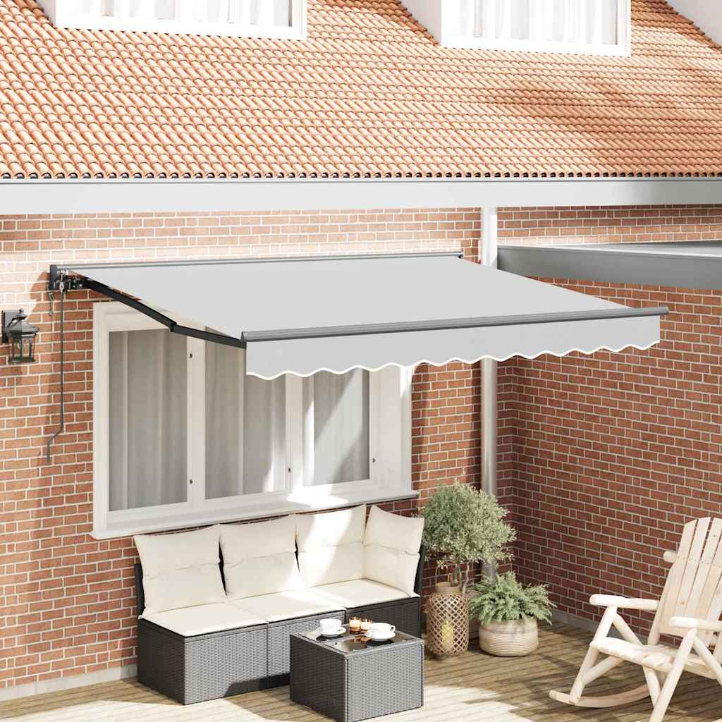 Markisenrahmen Weiß 2,5 x 2 m Metall
