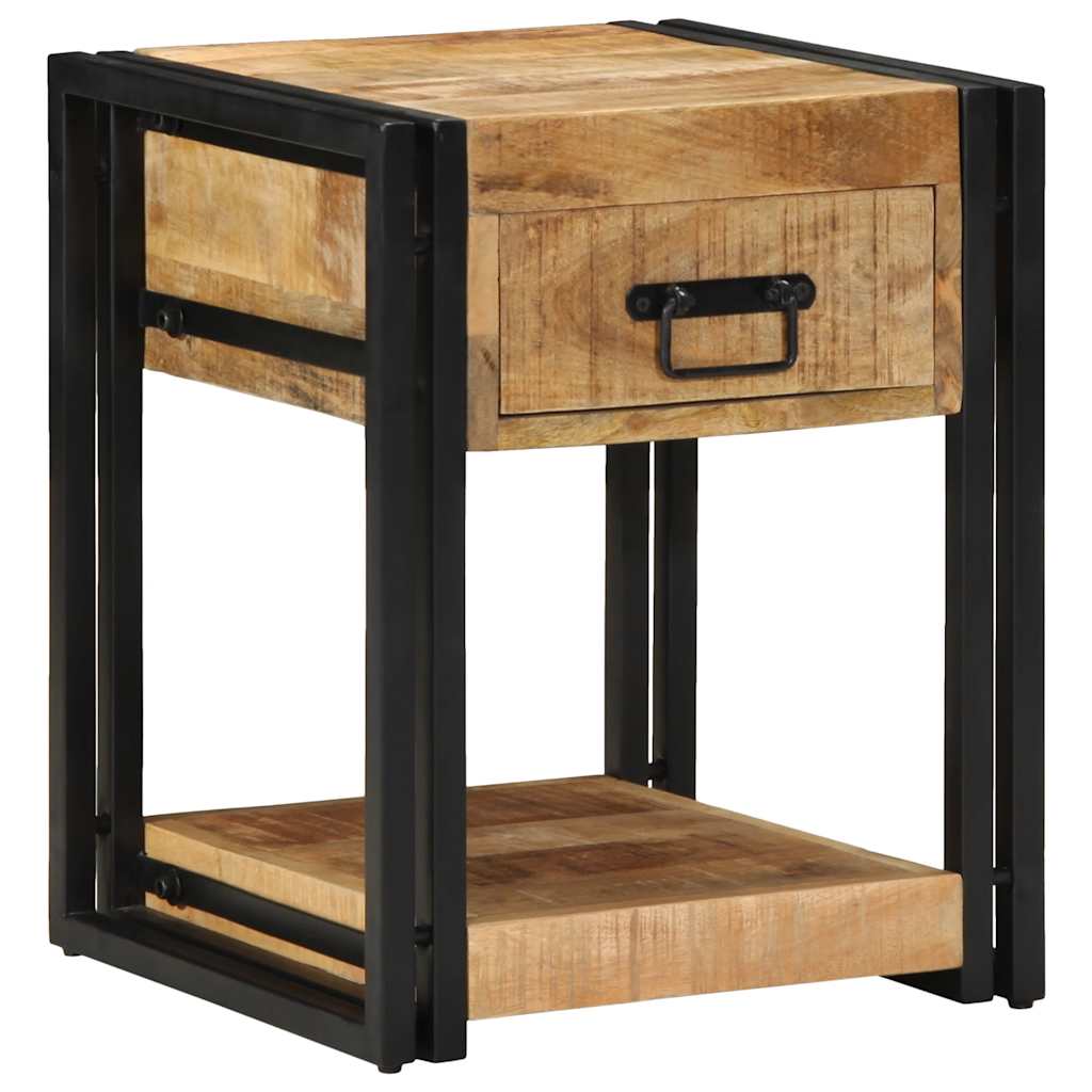 Nachttisch 40 x 35 x 50 cm Massives upgecyceltes Holz