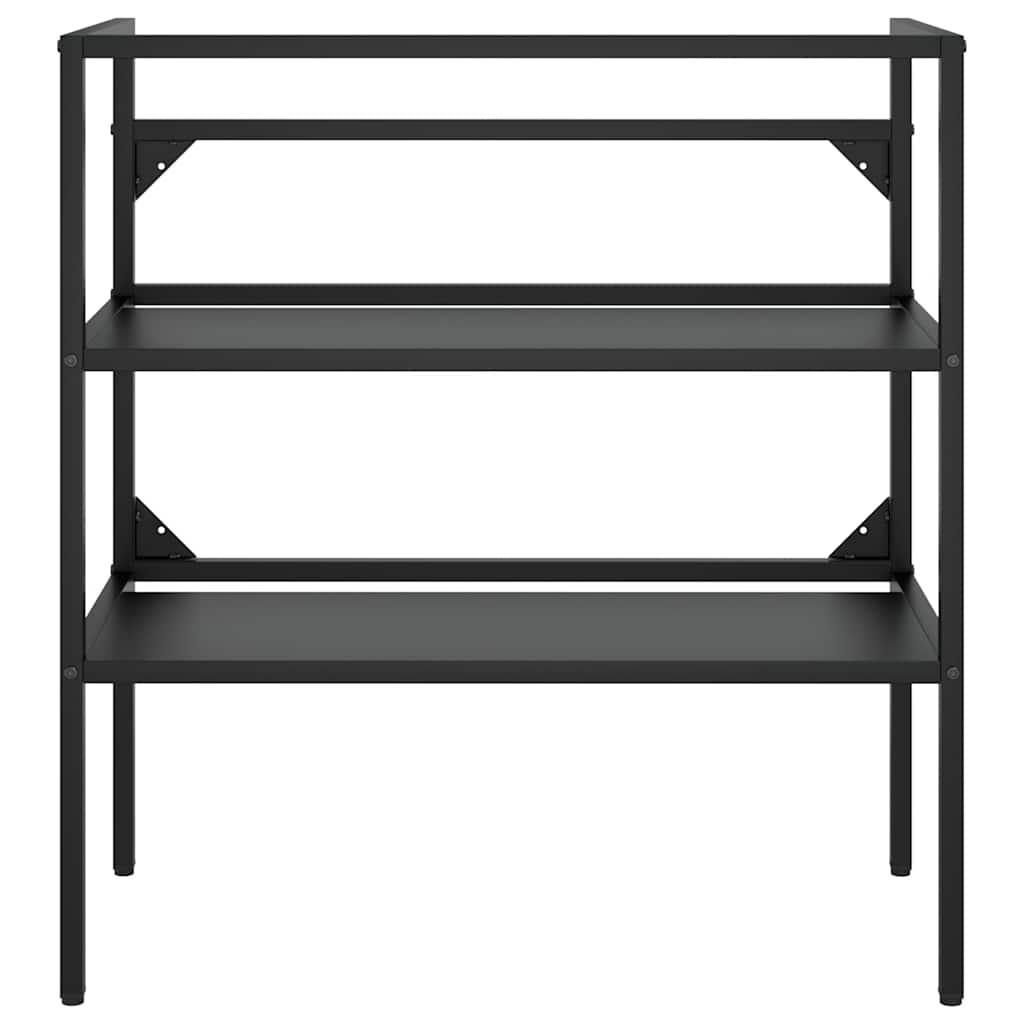 Badezimmer Waschtischgestell Weiß 40x38x83 cm Eisen