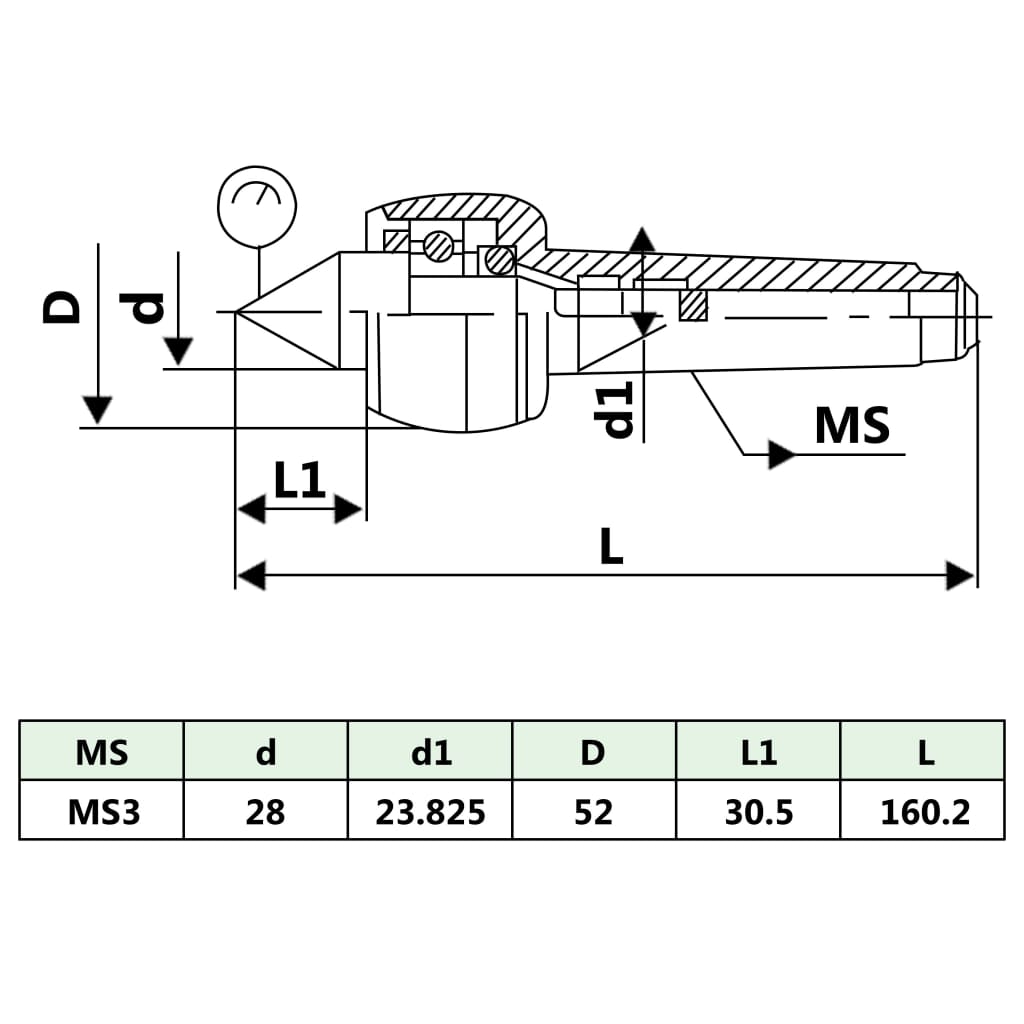 Zentrierspitze MT2
