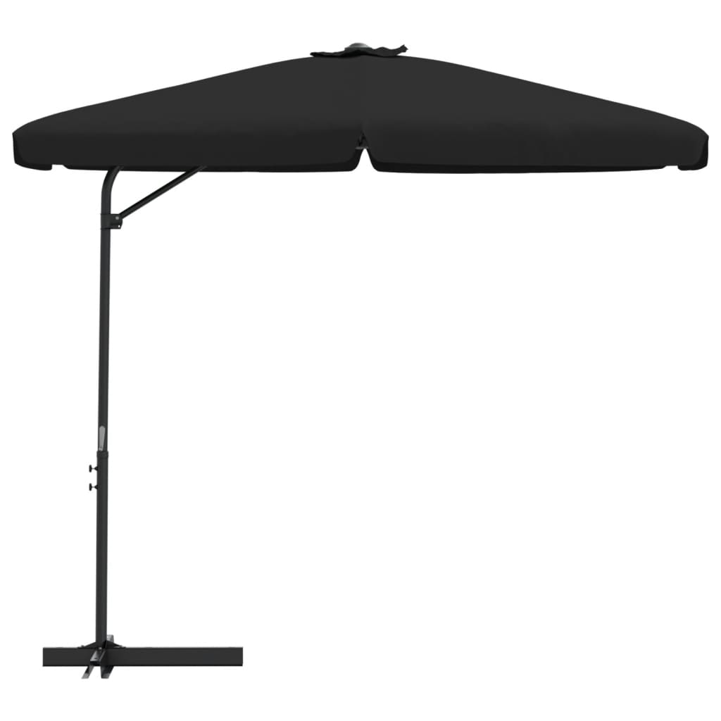 Sonnenschirm mit Stahlmast 300 cm Anthrazit