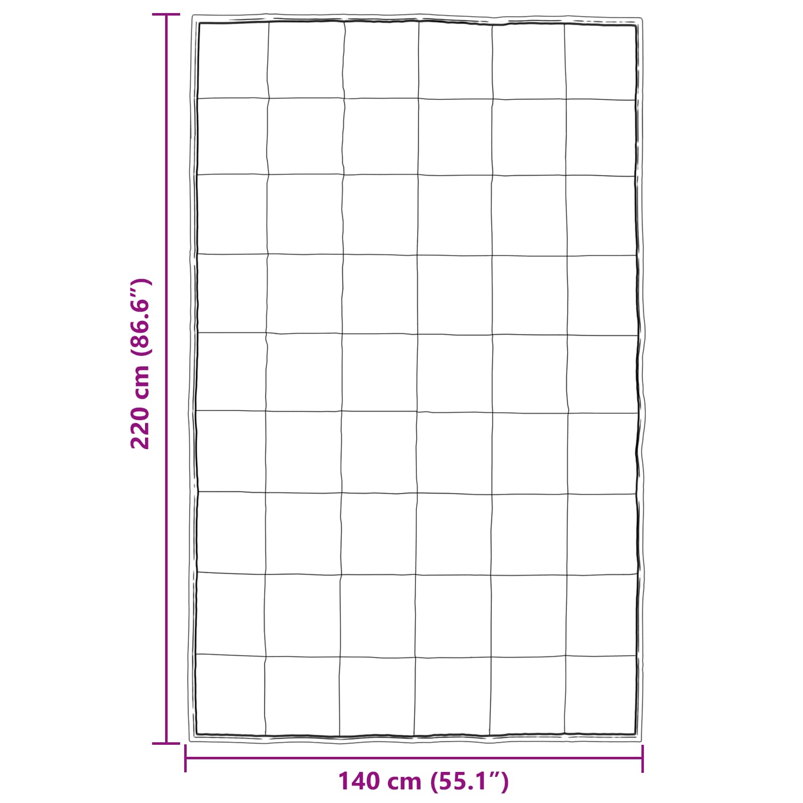 Winterbettdecke Gold 135 x 200 cm Satin und Mikrofaser