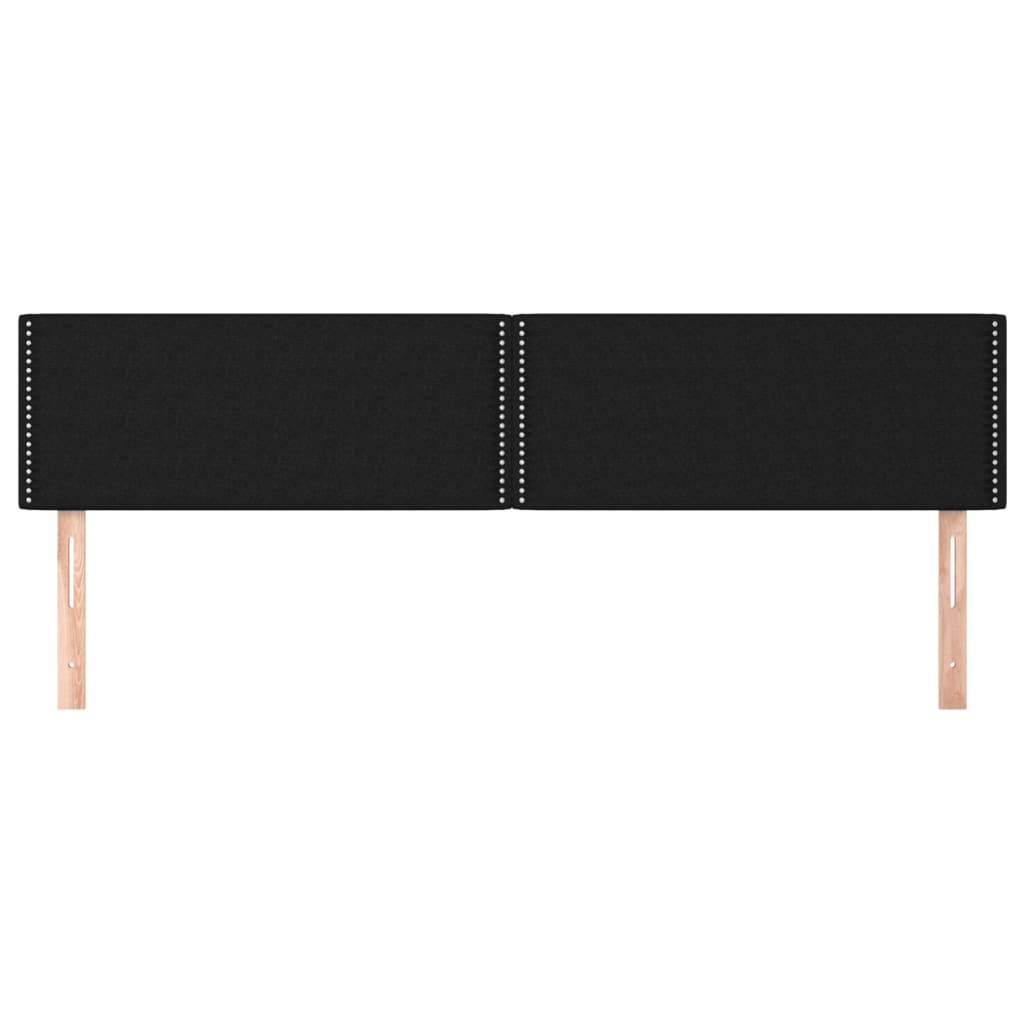 Kopfteil Dunkelgrau 80 x 5 x 118/128 cm Stoff