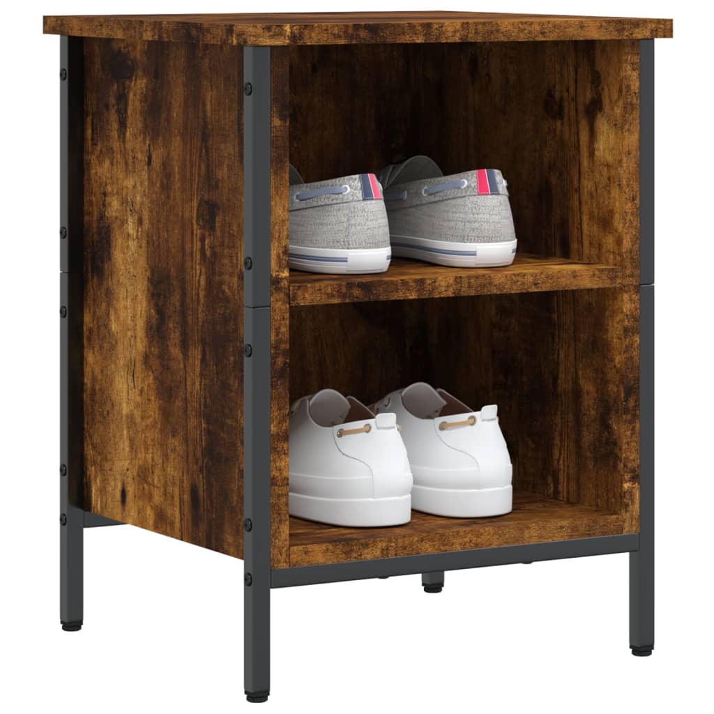 Schuhregal Schwarz 38x35x50 cm Holzwerkstoff