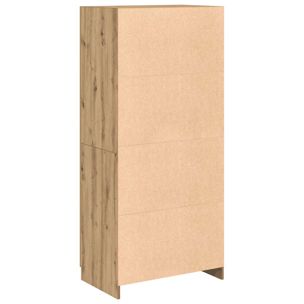 Kleiderschrank Weiß 90x52x200 cm Holzwerkstoff