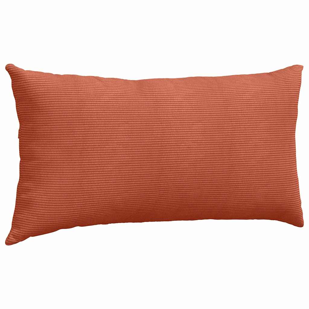 Sofakissen 2 Stück Hellgrau 50 x 30 cm Cordstoff