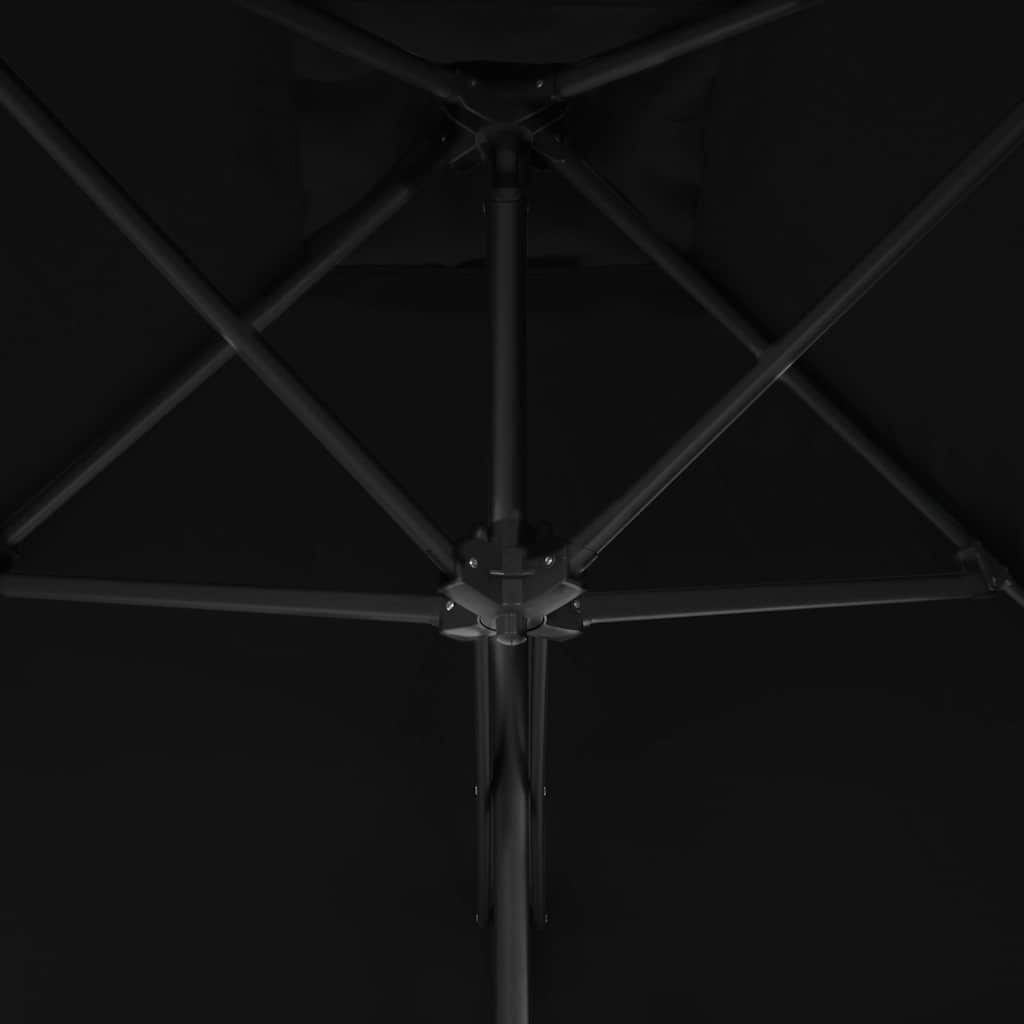 Sonnenschirm mit Stahl-Mast 300 cm Grün