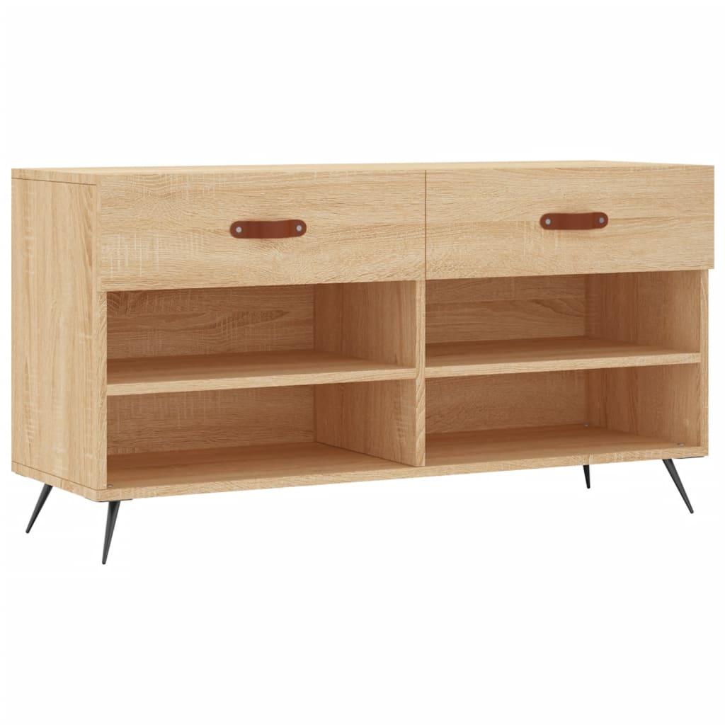 Schuhbank Weiß 102x35x55 cm Holzwerkstoff