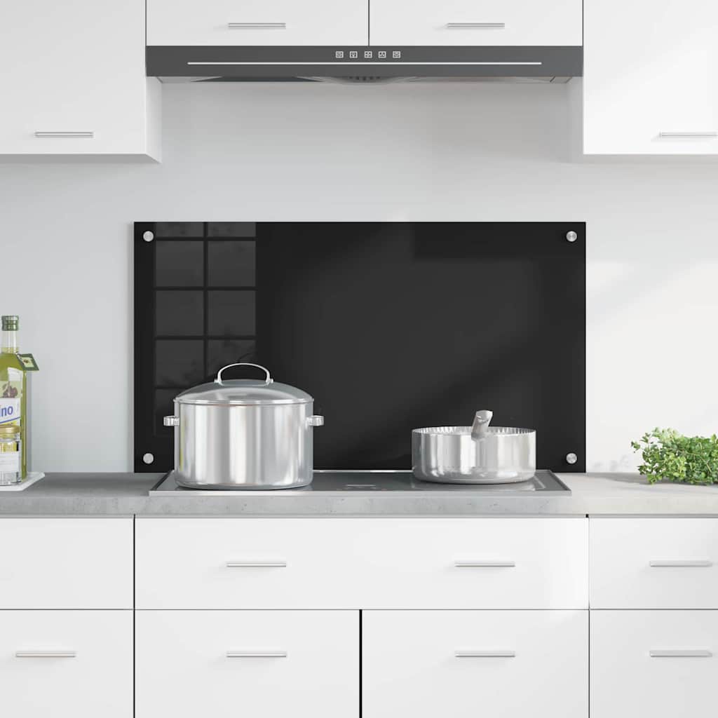 Küchenrückwand 2 pcs Weiß 70 x 40 cm Gehärtetes Glas