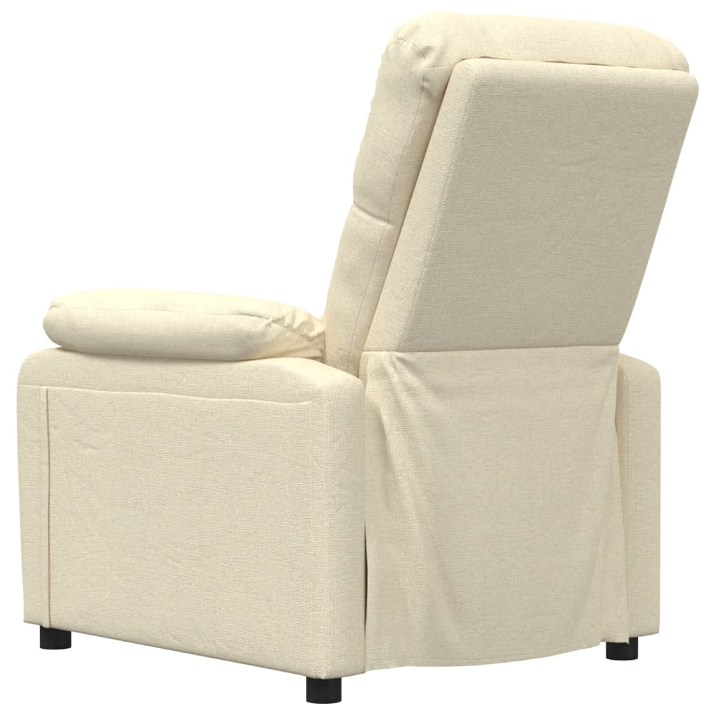 Massagesessel Hellgrau Stoff