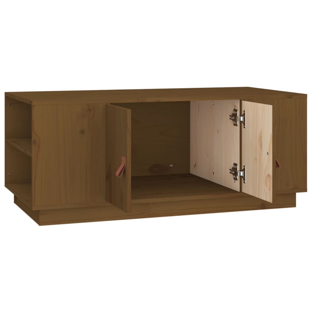 Couchtisch 100x50x41 cm Massivholz Kiefer