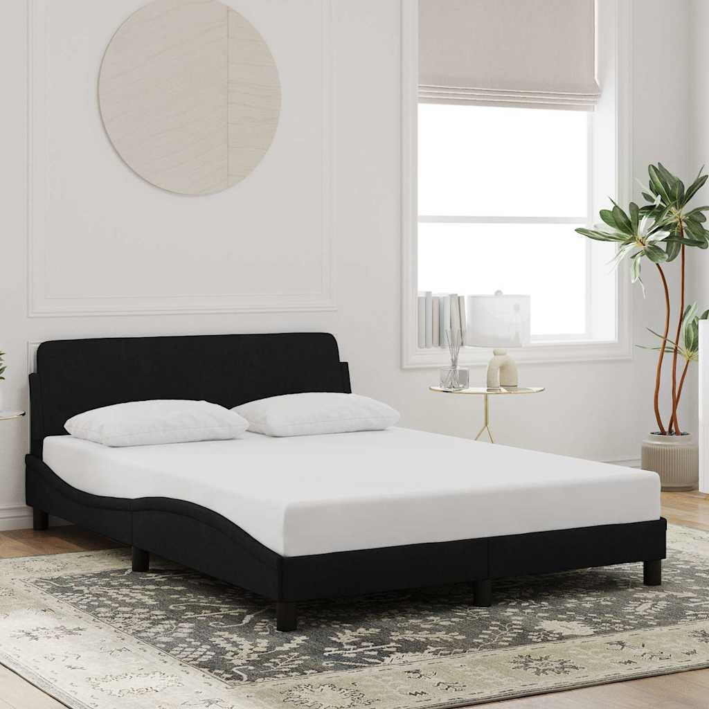 Bettgestell "Dover" Hellgrau 80x200 cm Samt