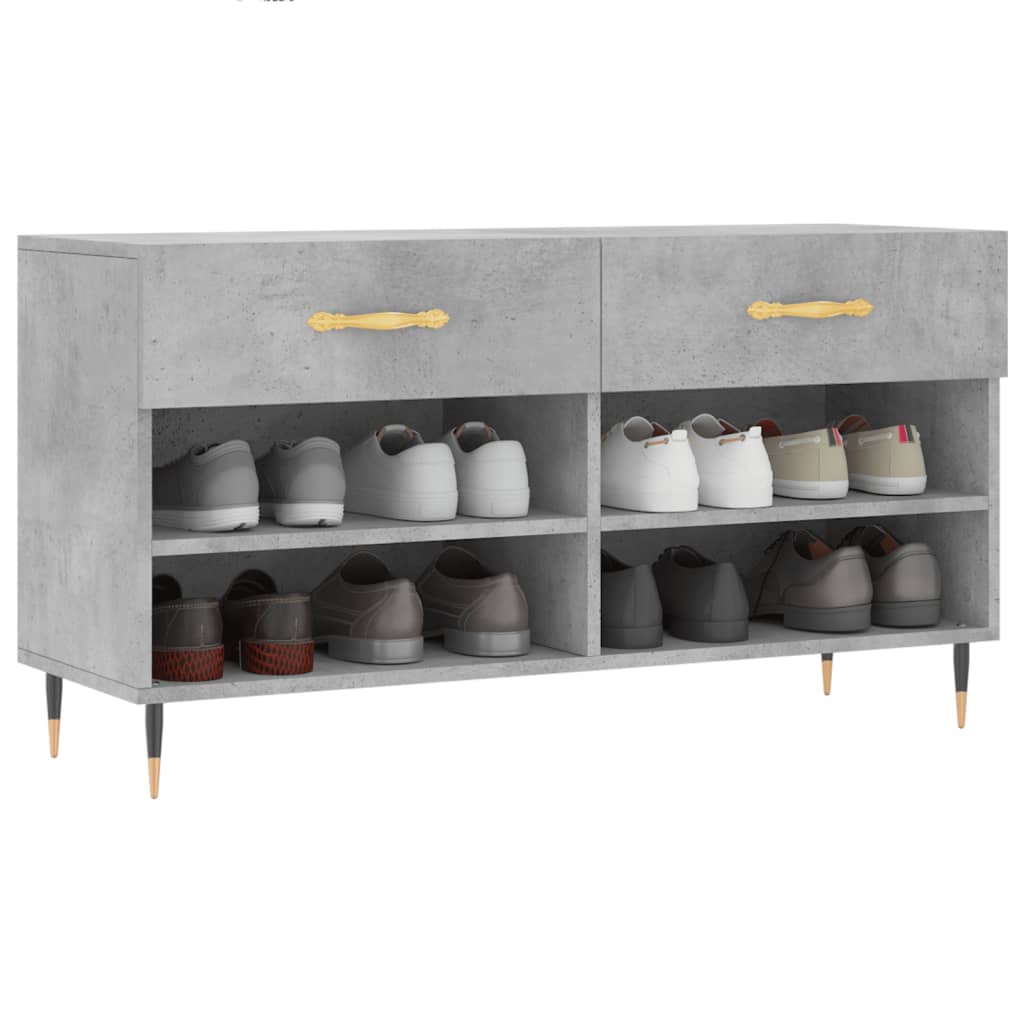 Schuhbank Weiß 102x35x55 cm Holzwerkstoff