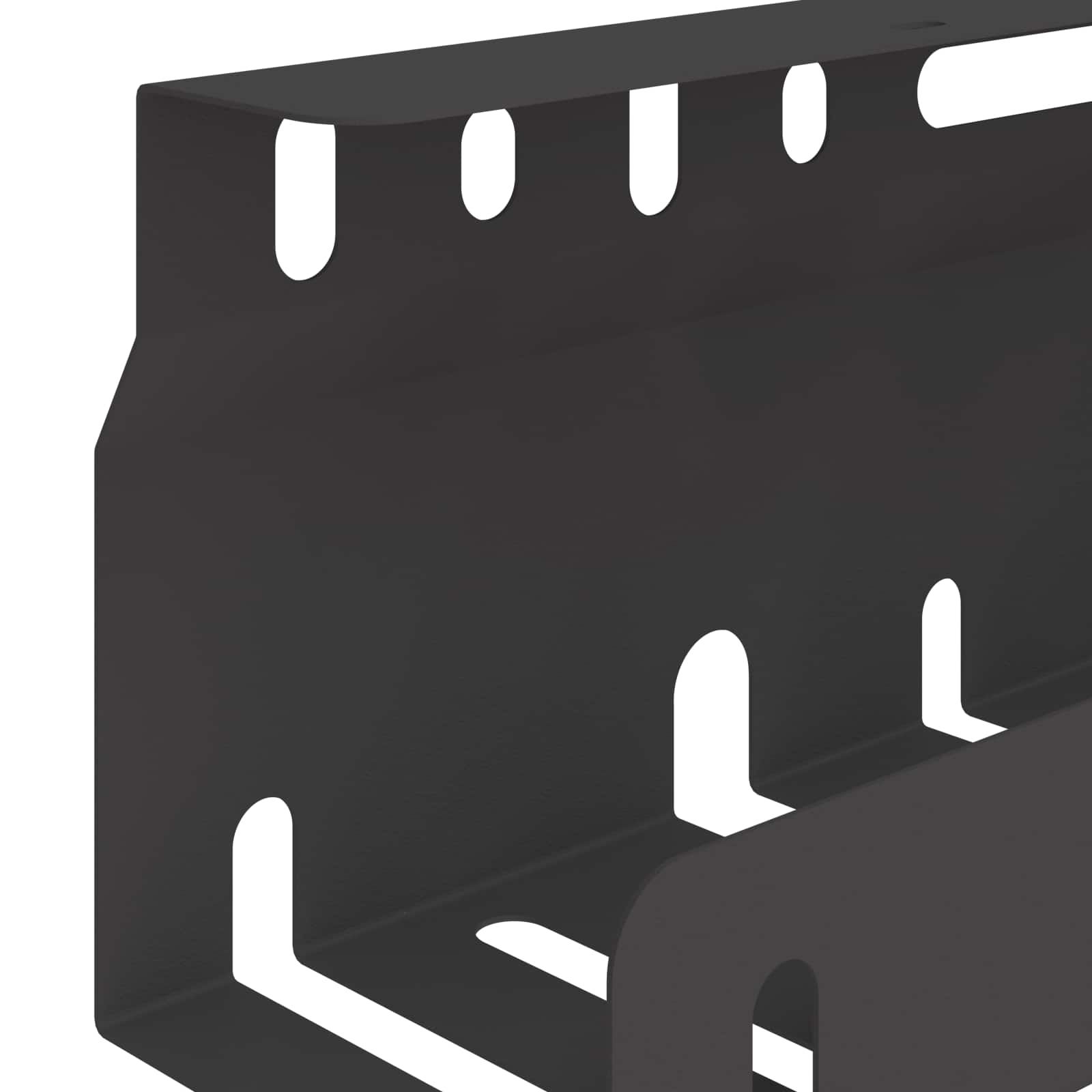 Unter dem Schreibtisch Kabelmanagement Tray 2 Stk. Anthrazit