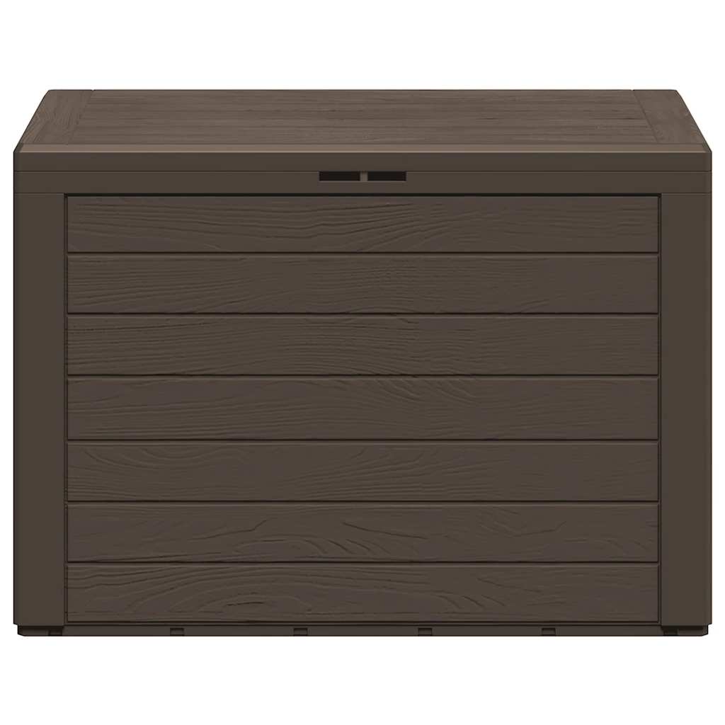 Gartentruhe Braun 58,5x46x55 cm Polypropylen