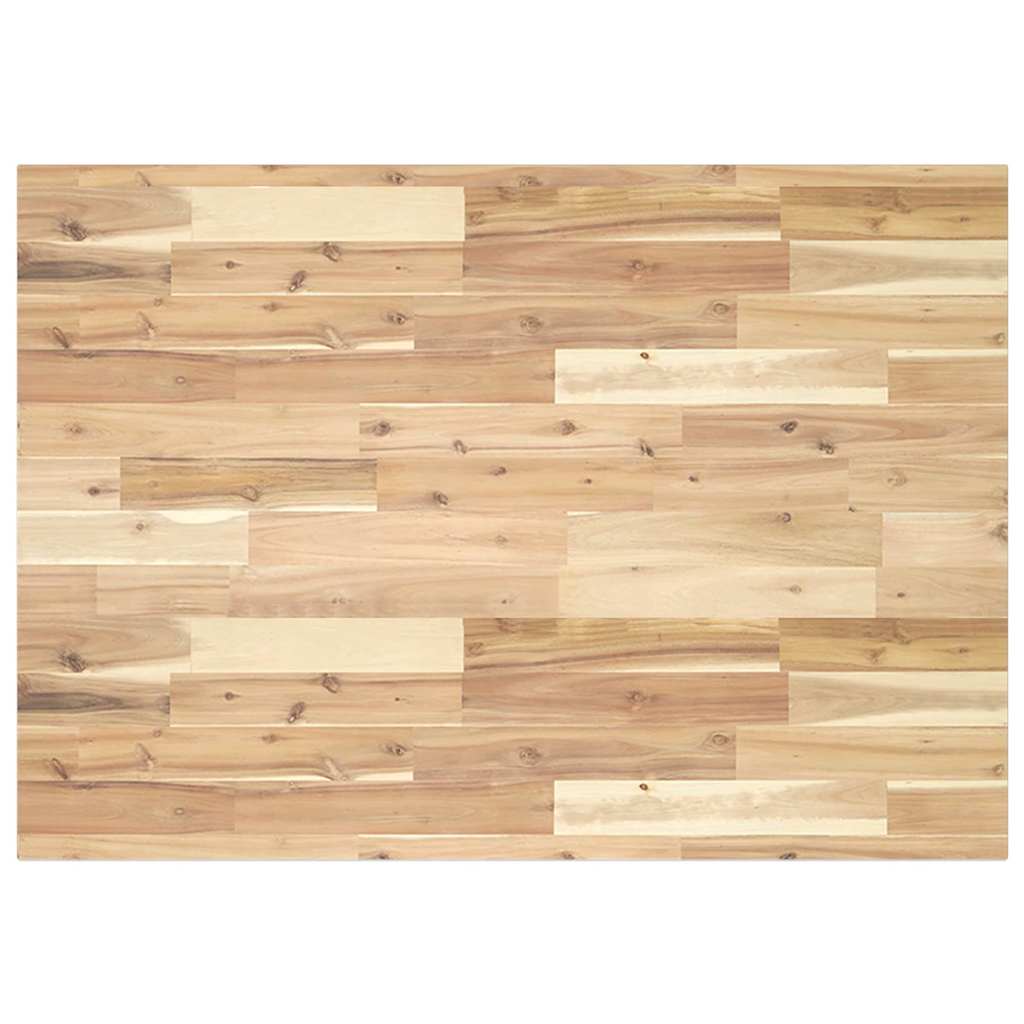 Schreibtischplatte Unbehandelt 60x50x2 cm Massivholz Akazie