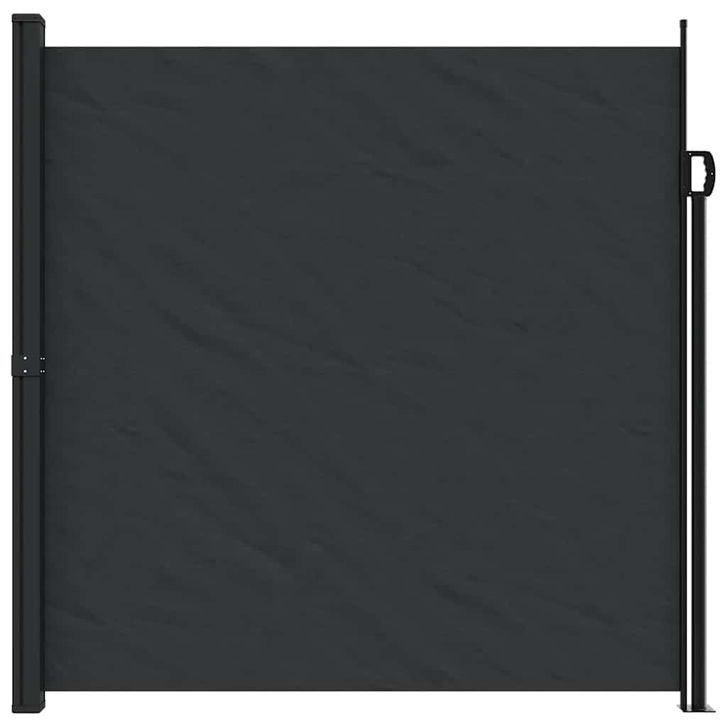 Seitenmarkise Ausziehbar Schwarz 100x300 cm