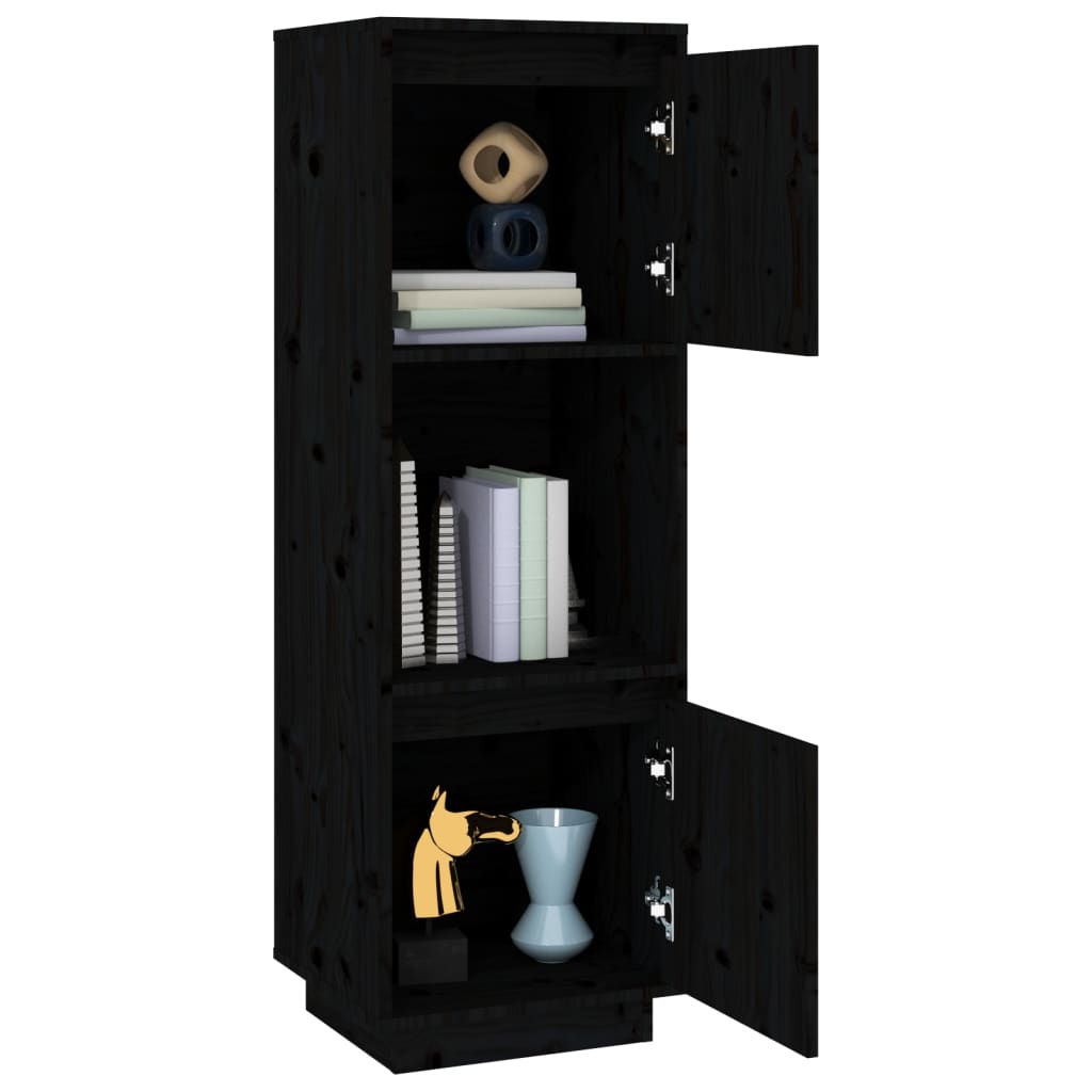 Highboard 38x35x117 cm Massivholz Kiefer