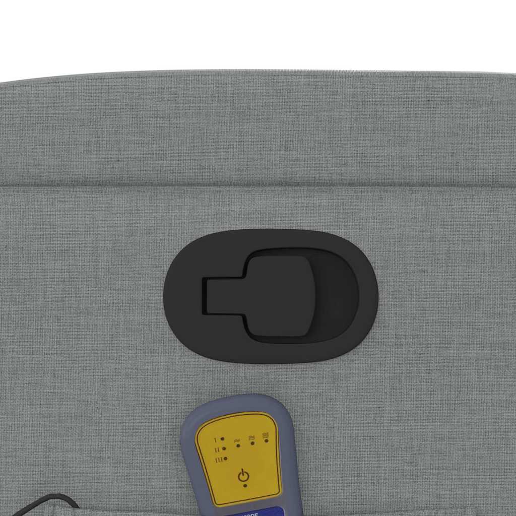 Relaxsessel Elektrisch Dunkelgrau Stoff