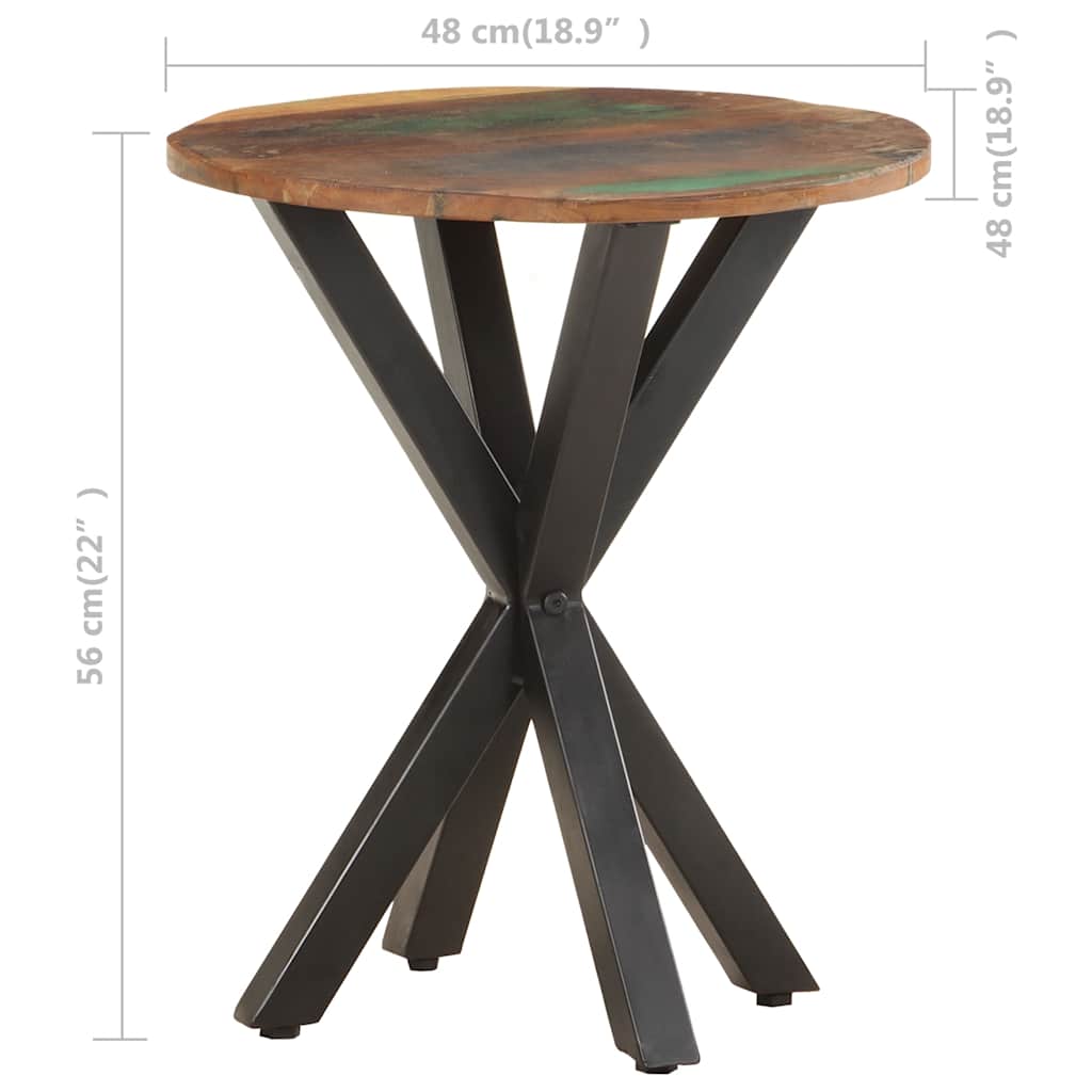 Beistelltisch 48x48x56 cm Mango Massivholz