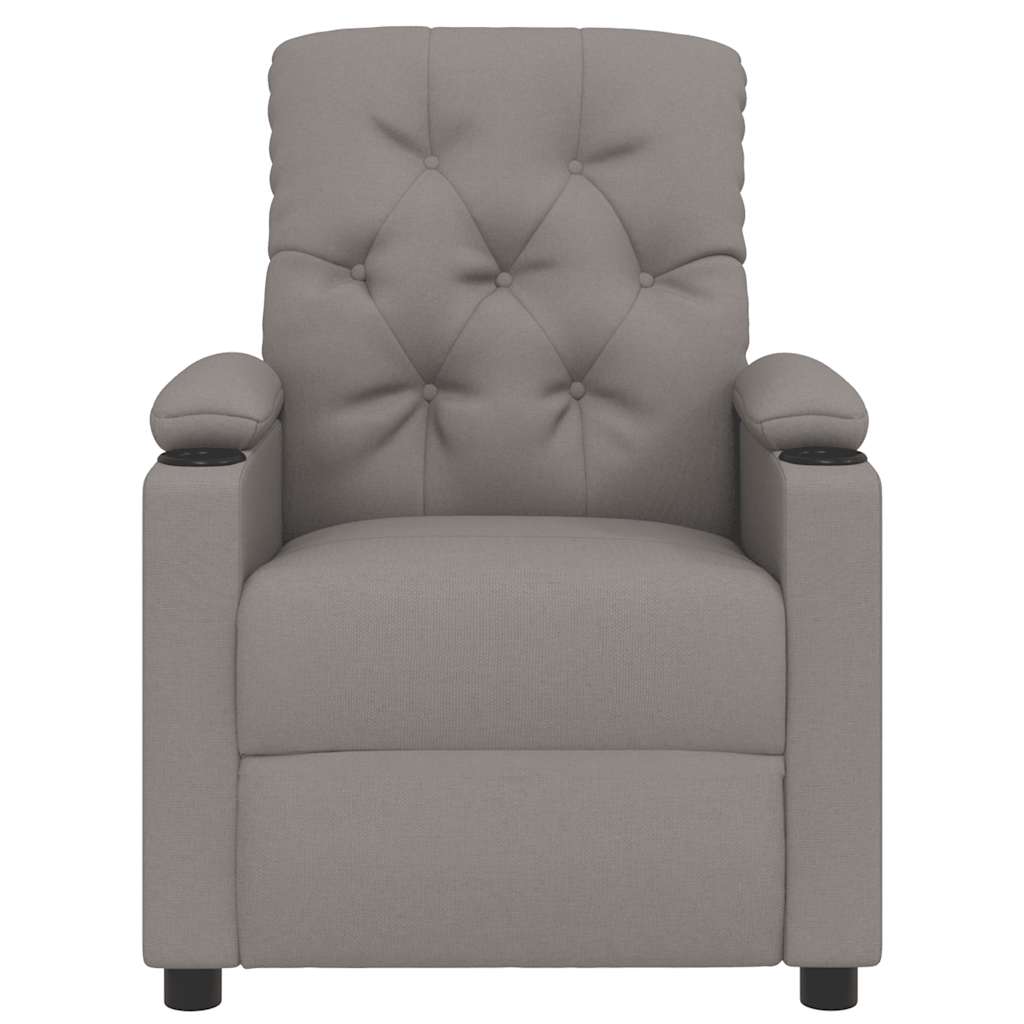 Massagesessel Schwarz Stoff