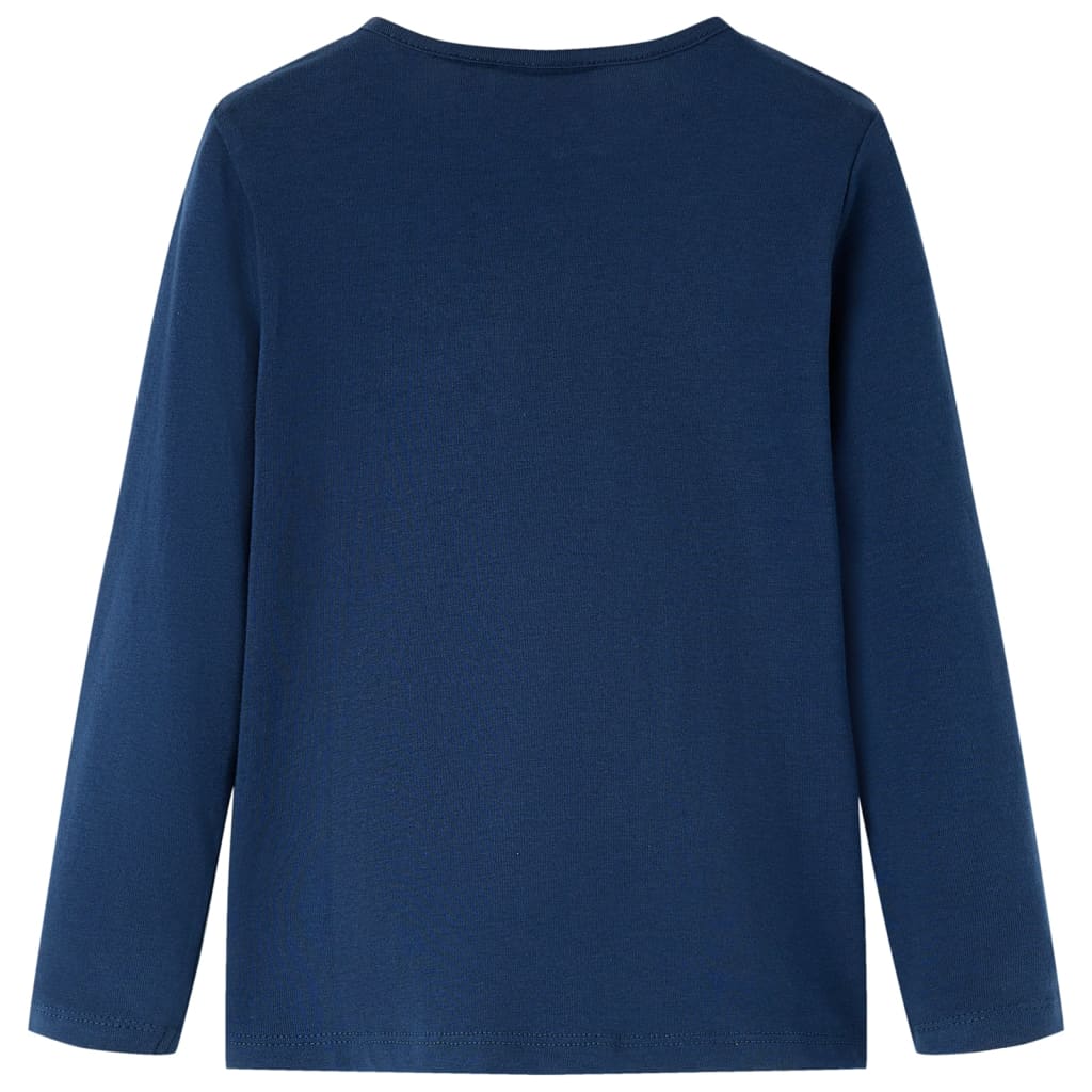 Kinder-Langarmshirt Dunkles Ocker 116