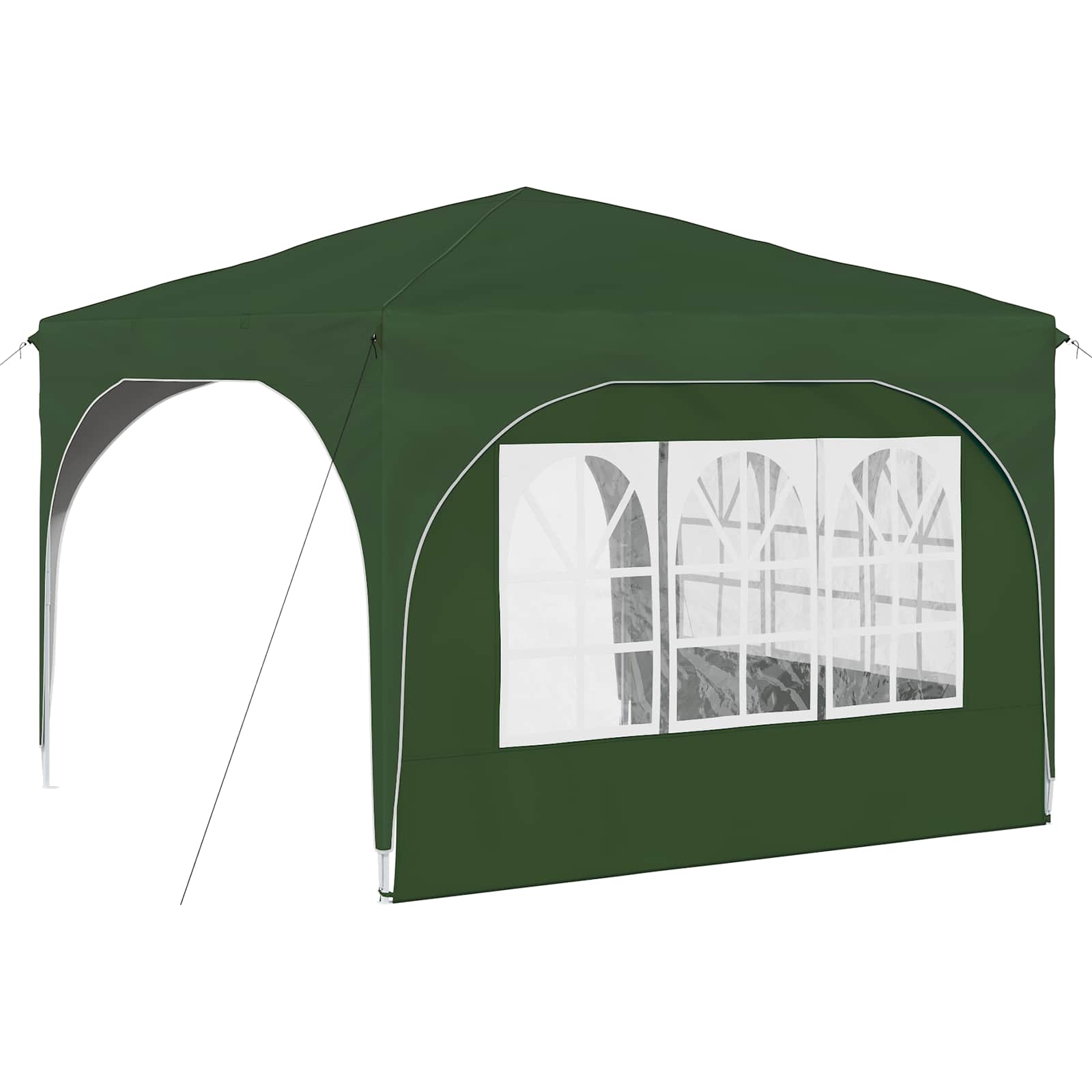 Pop-up Partyzelt 290 x 290 x 245 cm Creme