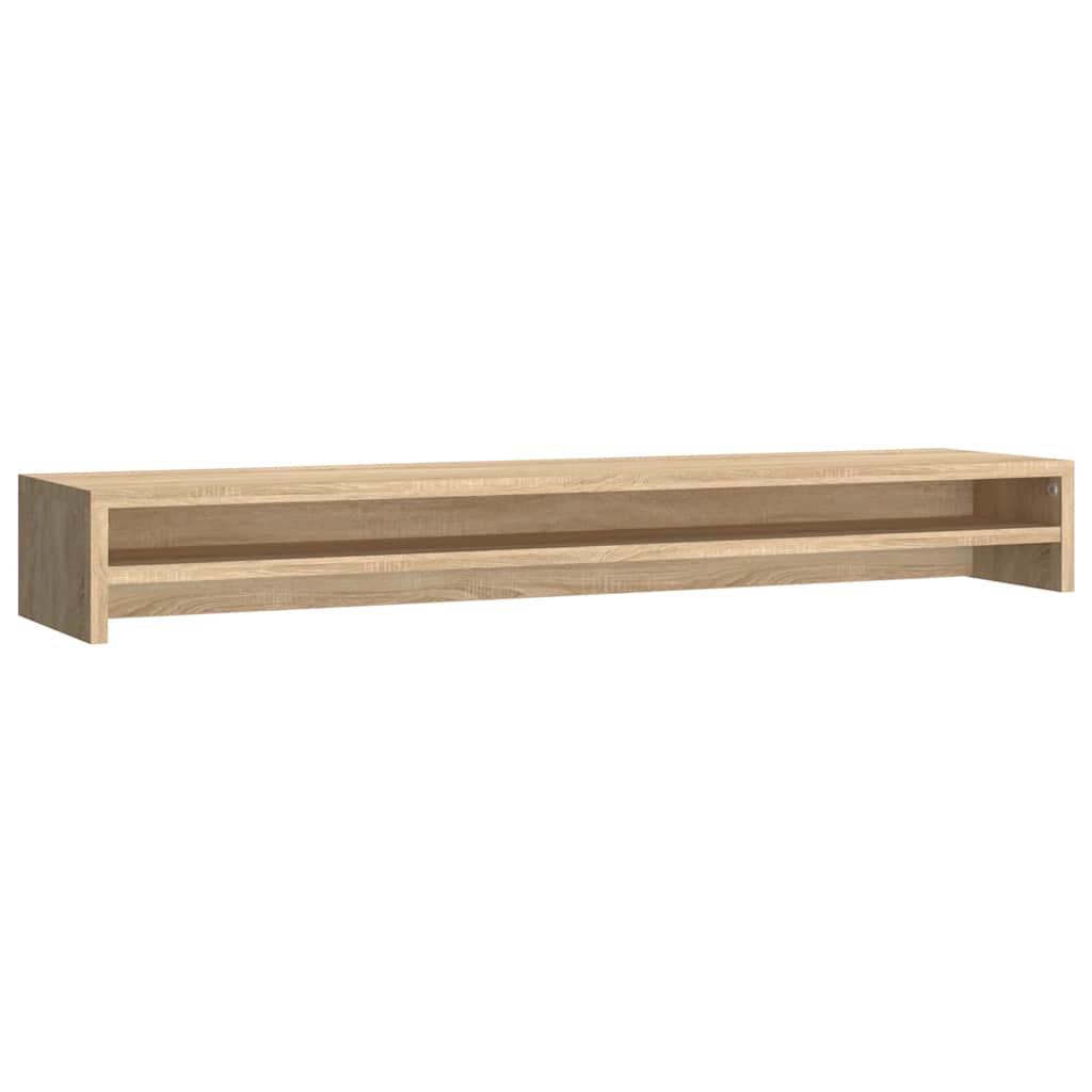Monitorständer Weiß 100x24x13 cm Holzwerkstoff