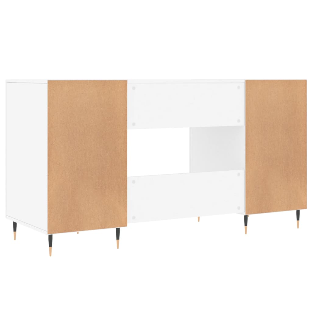 Schreibtisch Betongrau 140x50x75 cm Holzwerkstoff