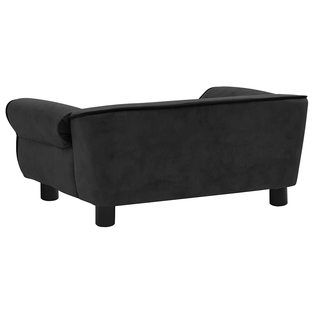 Hundesofa Dunkelgrau 72x45x30 cm Plüsch