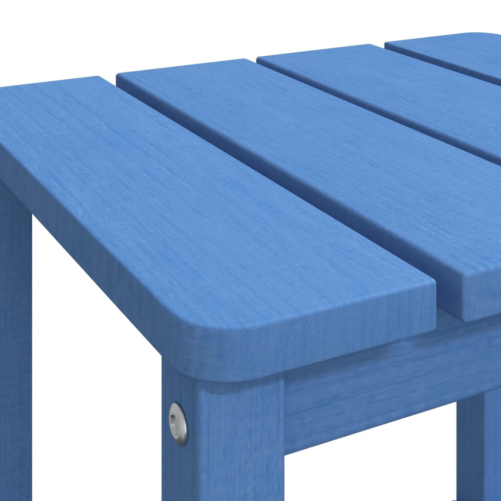 Adirondack-Gartentisch Weiß 38x38x46 cm HDPE