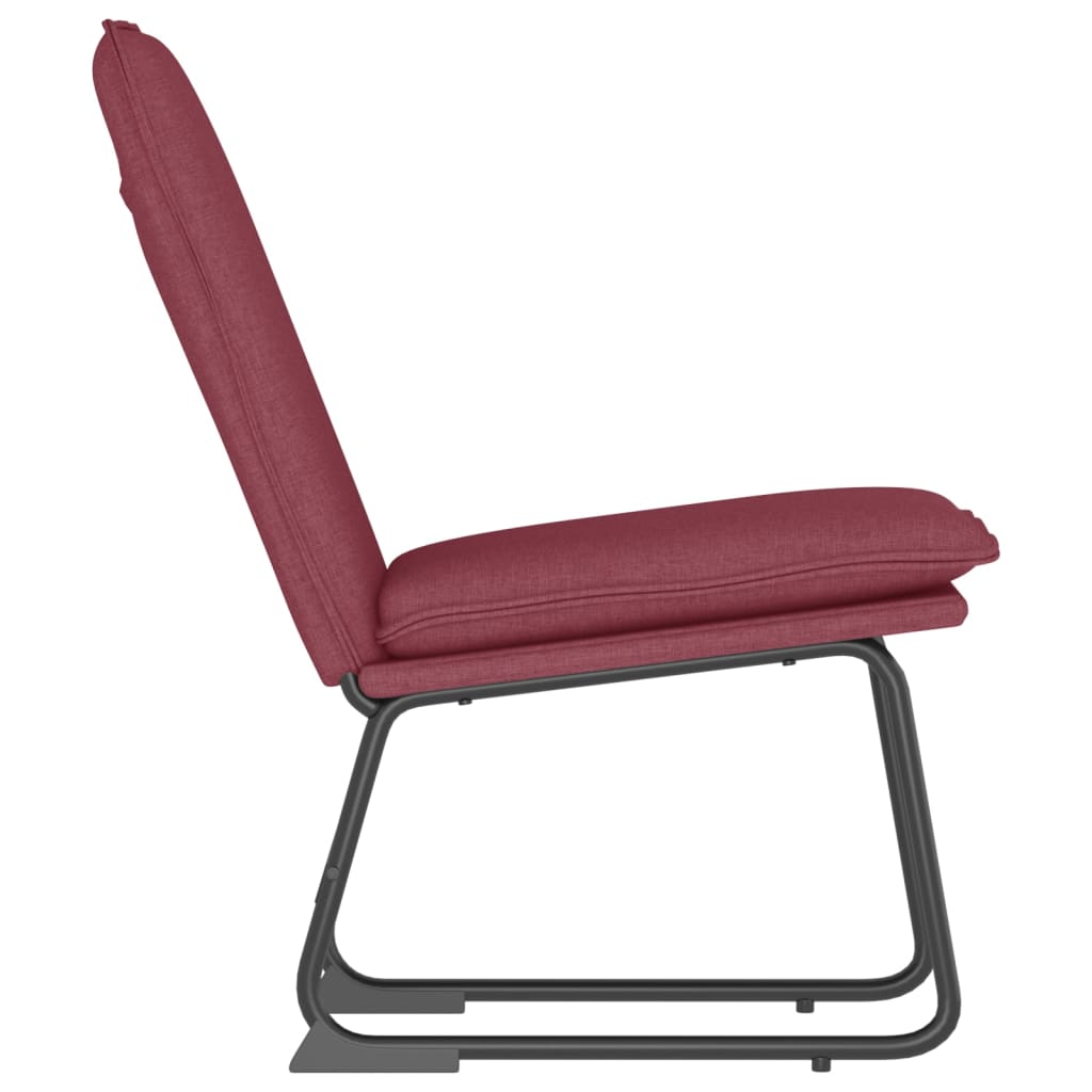 Loungesessel Hellgrau 52x75x76 cm Stoff
