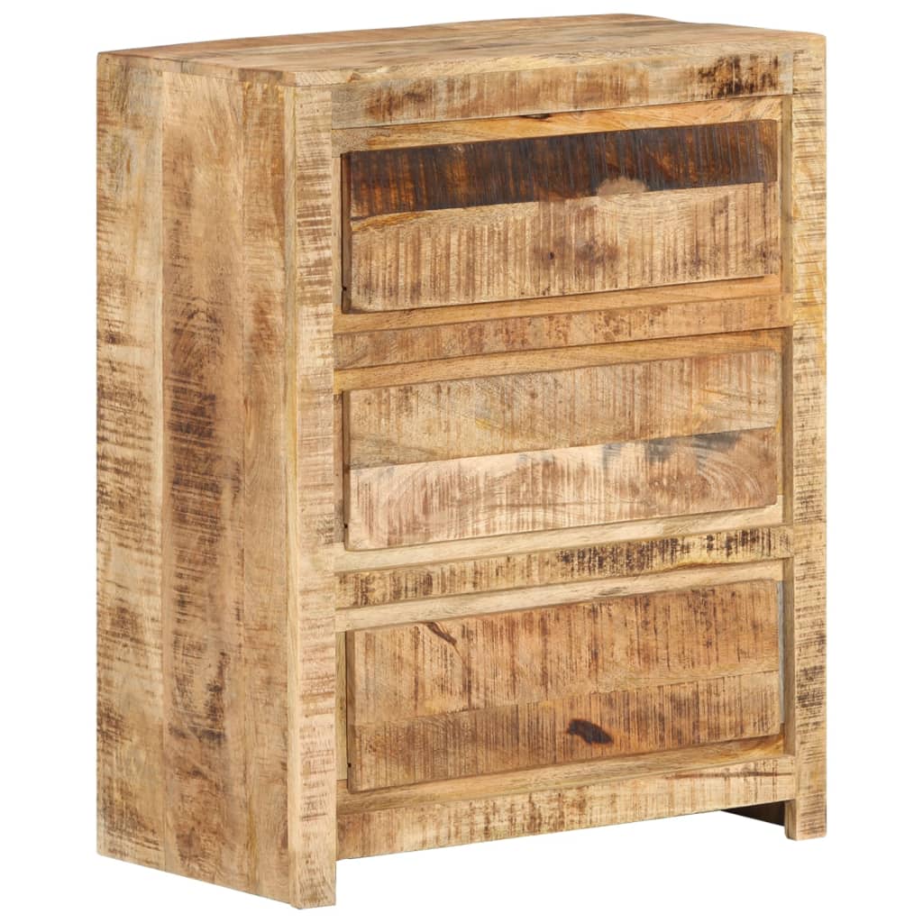 Schubladenschrank 60x33x75 cm Massivholz Akazie