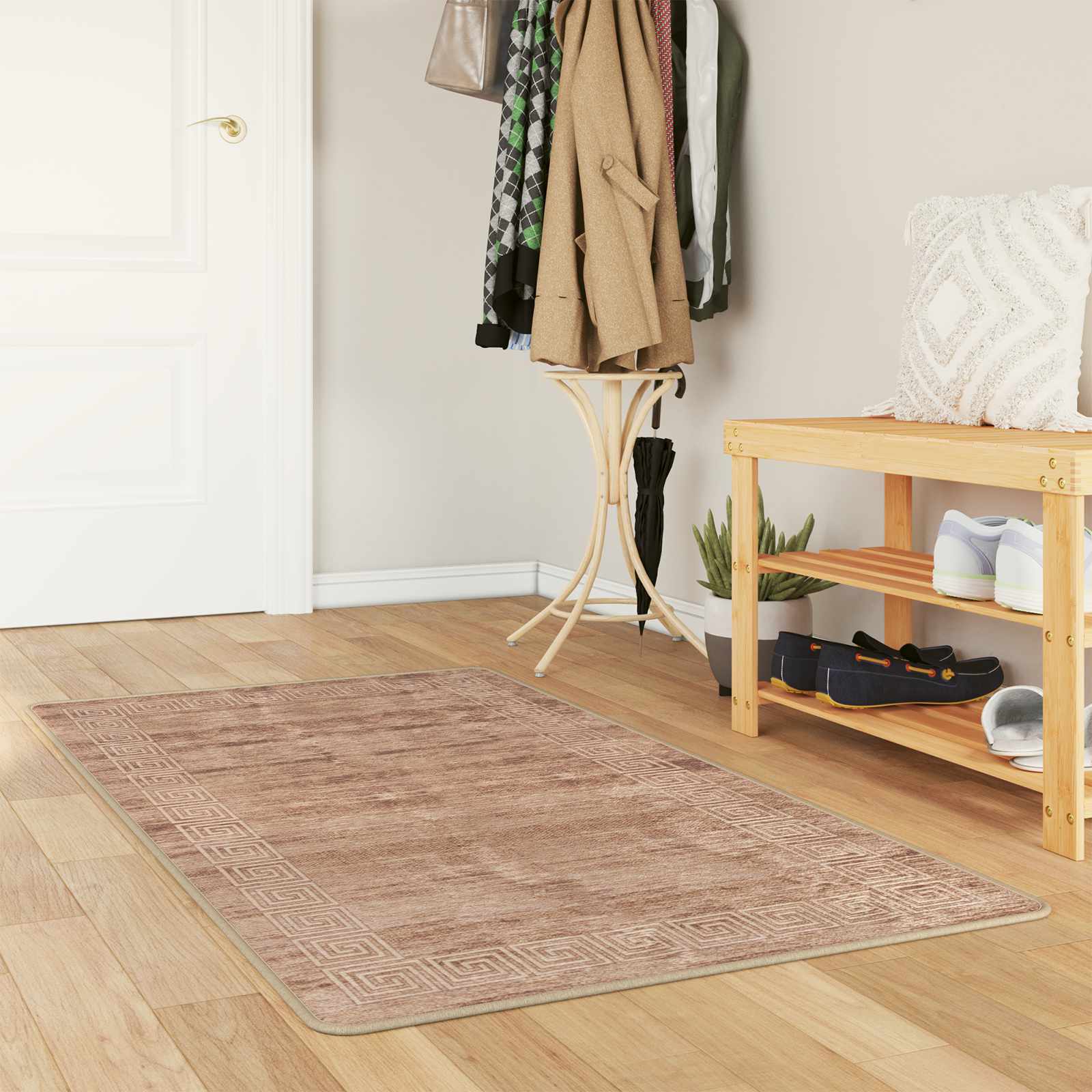 Teppich Waschbar Mehrfarbig 160x230 cm