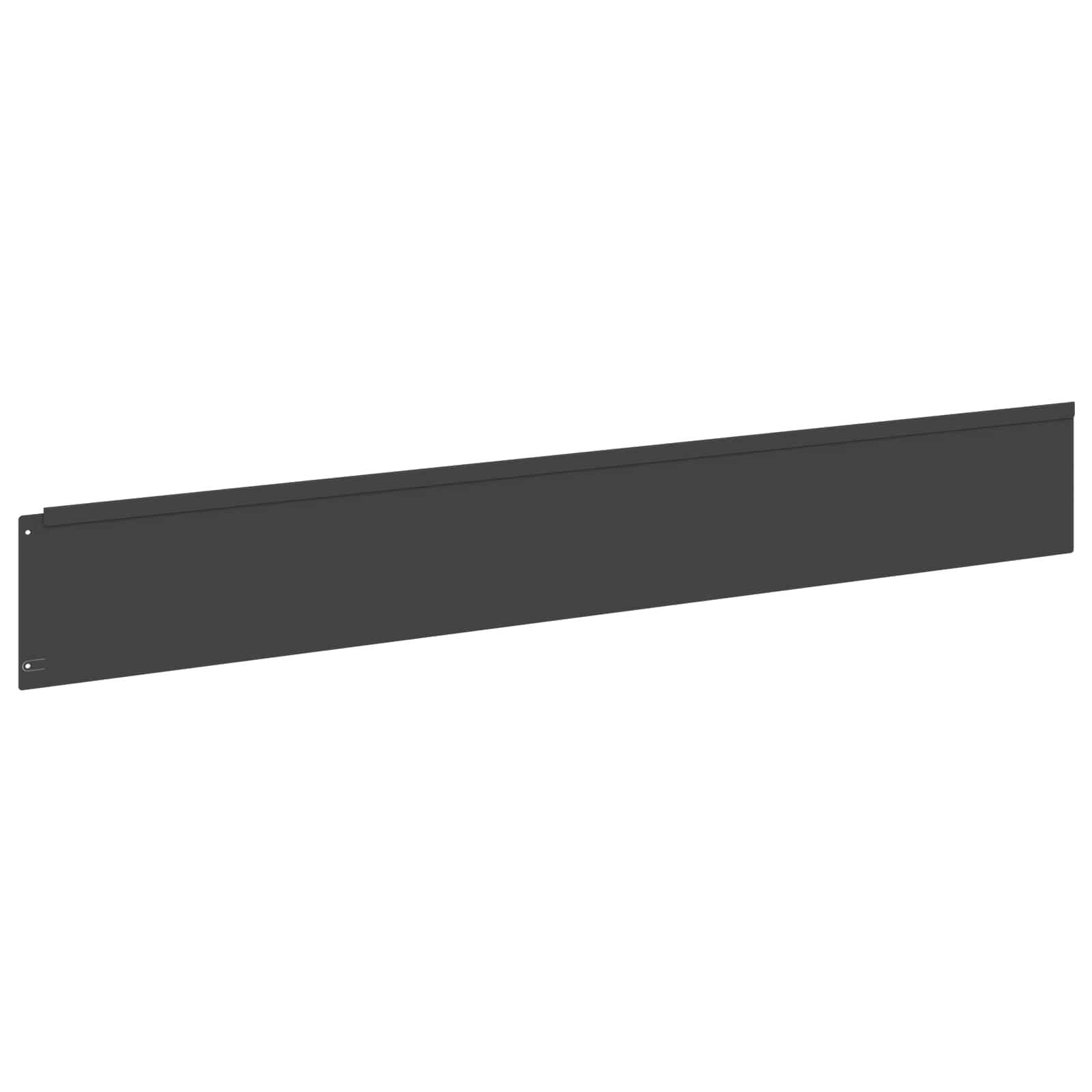 Raseneinfassung 10 pcs 100 x 12 cm Stahl Anthrazit