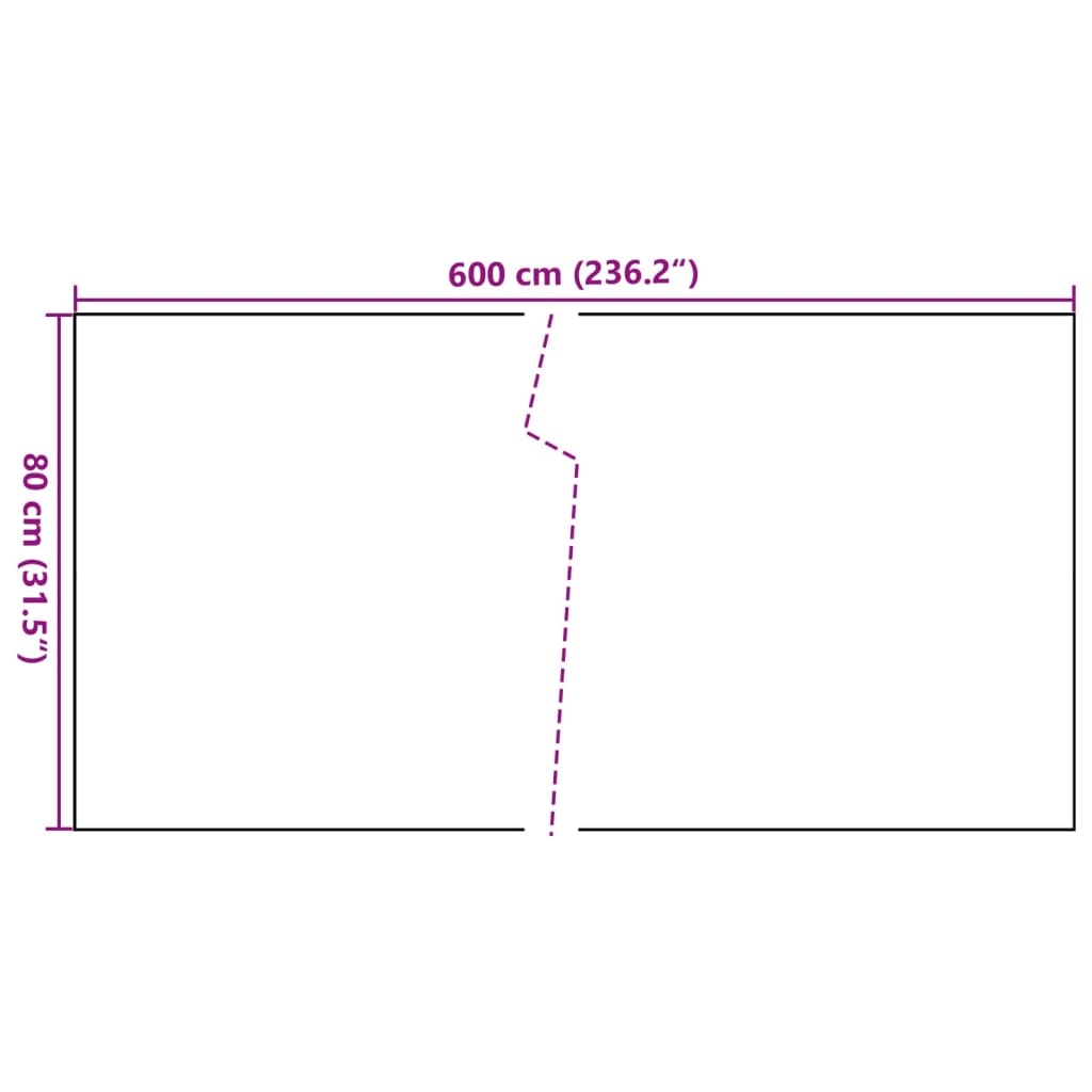 Balkon-Sichtschutz Anthrazit 300x90 cm Poly Rattan