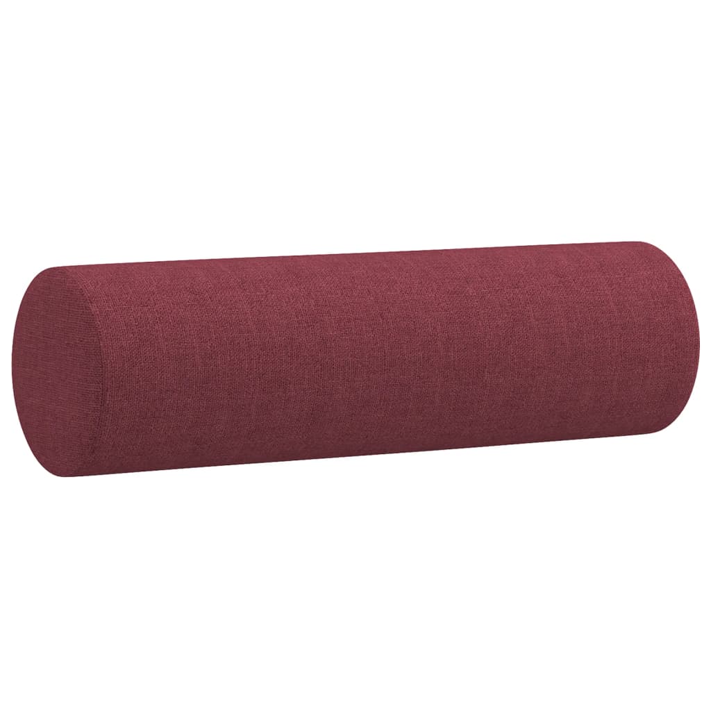 2-Sitzer-Sofa mit Zierkissen Braun 120 cm Stoff