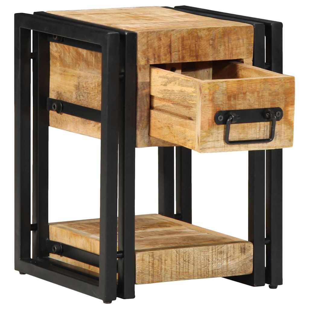 Nachttisch 40 x 35 x 50 cm Massives upgecyceltes Holz