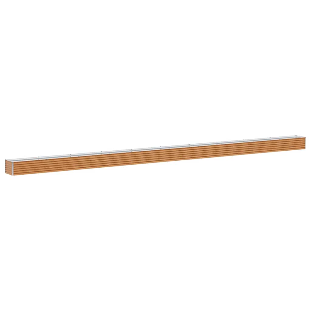 Garten-Hochbeet 100 x 50 x 36 cm Cortenstahl