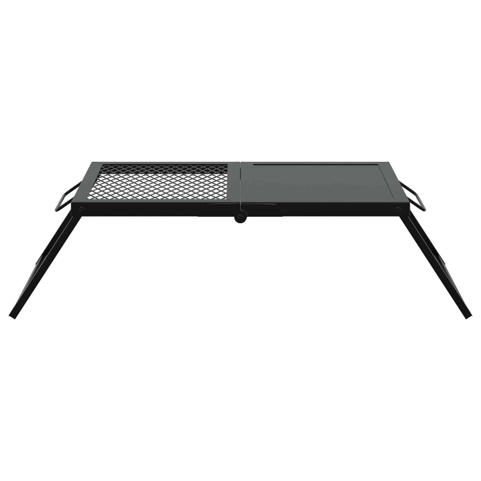 Faltbarer Campinggrill Schwarz 58 x 31 x 2 cm Legierter Stahl