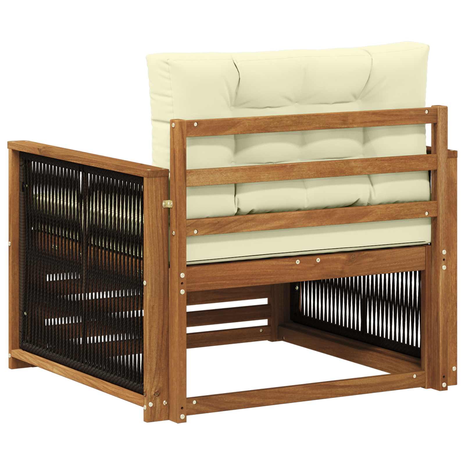 2 Stück Outdoor-Sofa Natur