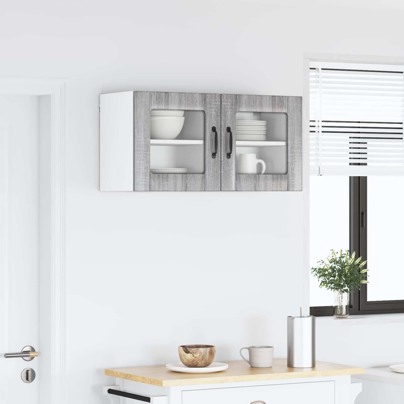 Herdumbauschränke 2 Stk. Lucca Weiß Holzwerkstoff