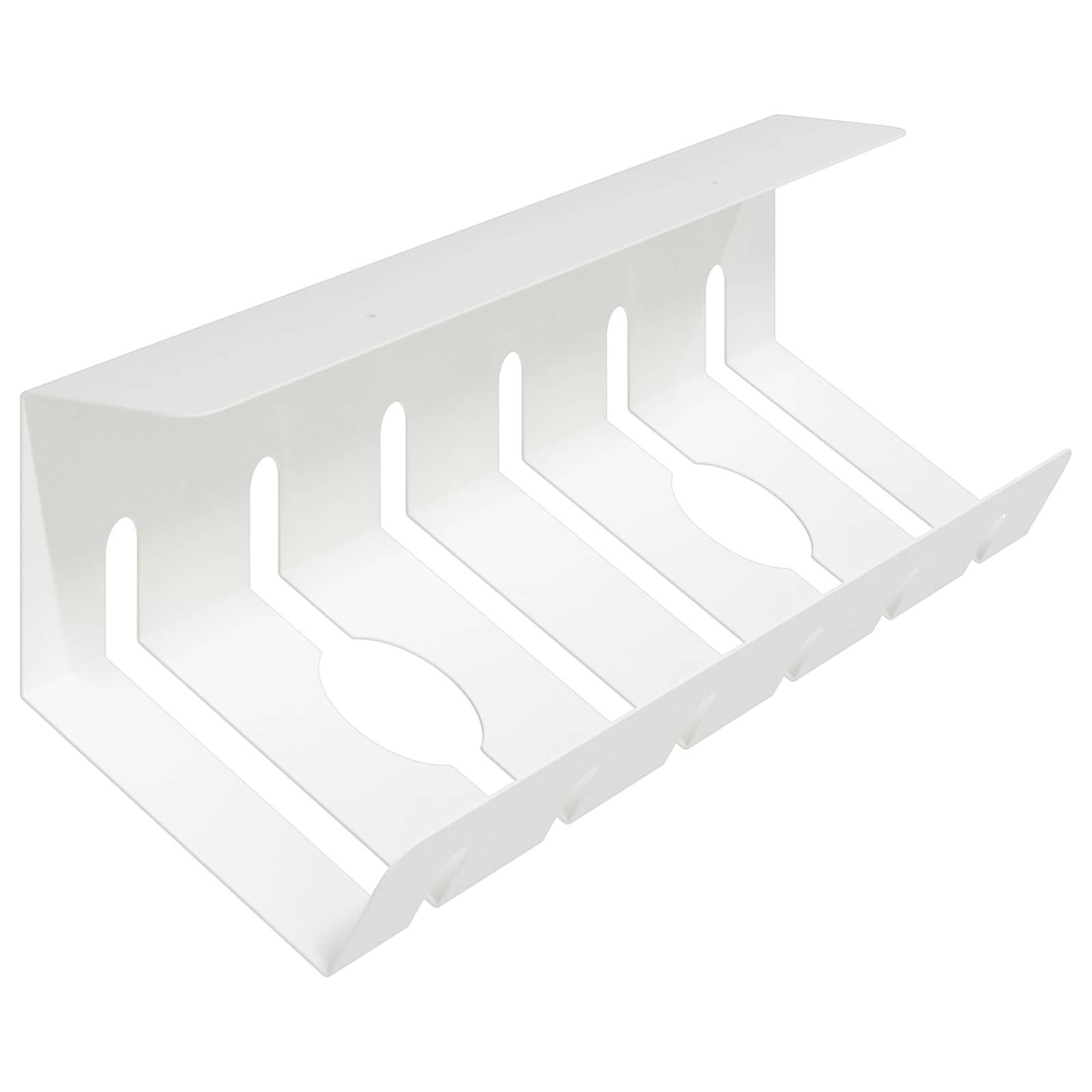Unter dem Schreibtisch Kabelmanagement Tray 2 Stk. Anthrazit