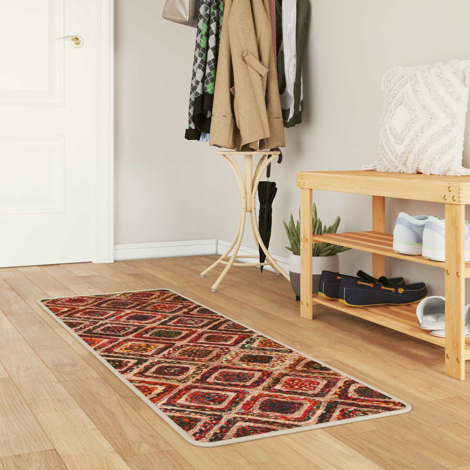 Teppich Waschbar Mehrfarbig 160x230 cm
