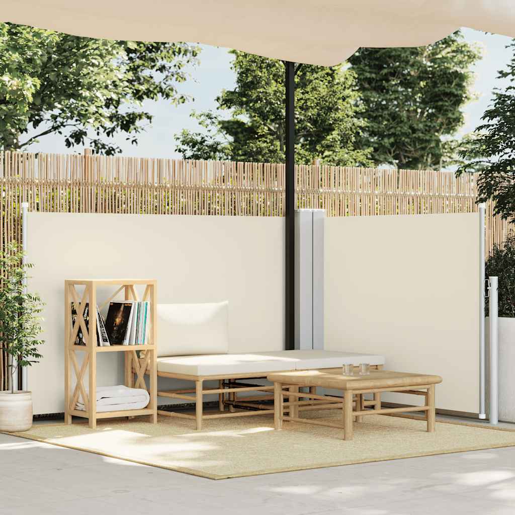 Ausziehbare Seitenmarkise 160×600 cm Braun