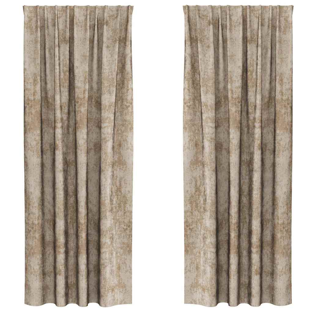 Samtvorhänge mit Vorhängen 2 pcs Weinrot 140 x 140 cm Samt