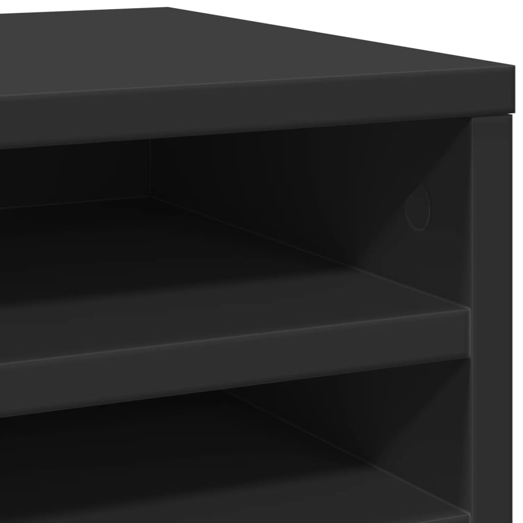 Schreibtisch-Organizer Weiß 36x26x29,5 cm Holzwerkstoff