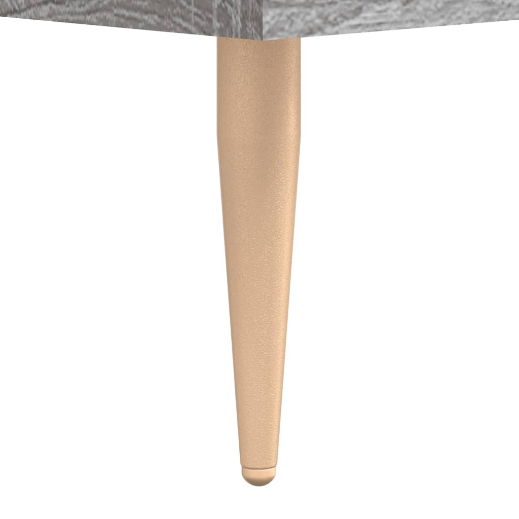 Bücherregal Betongrau 69,5x32,5x90 cm Holzwerkstoff